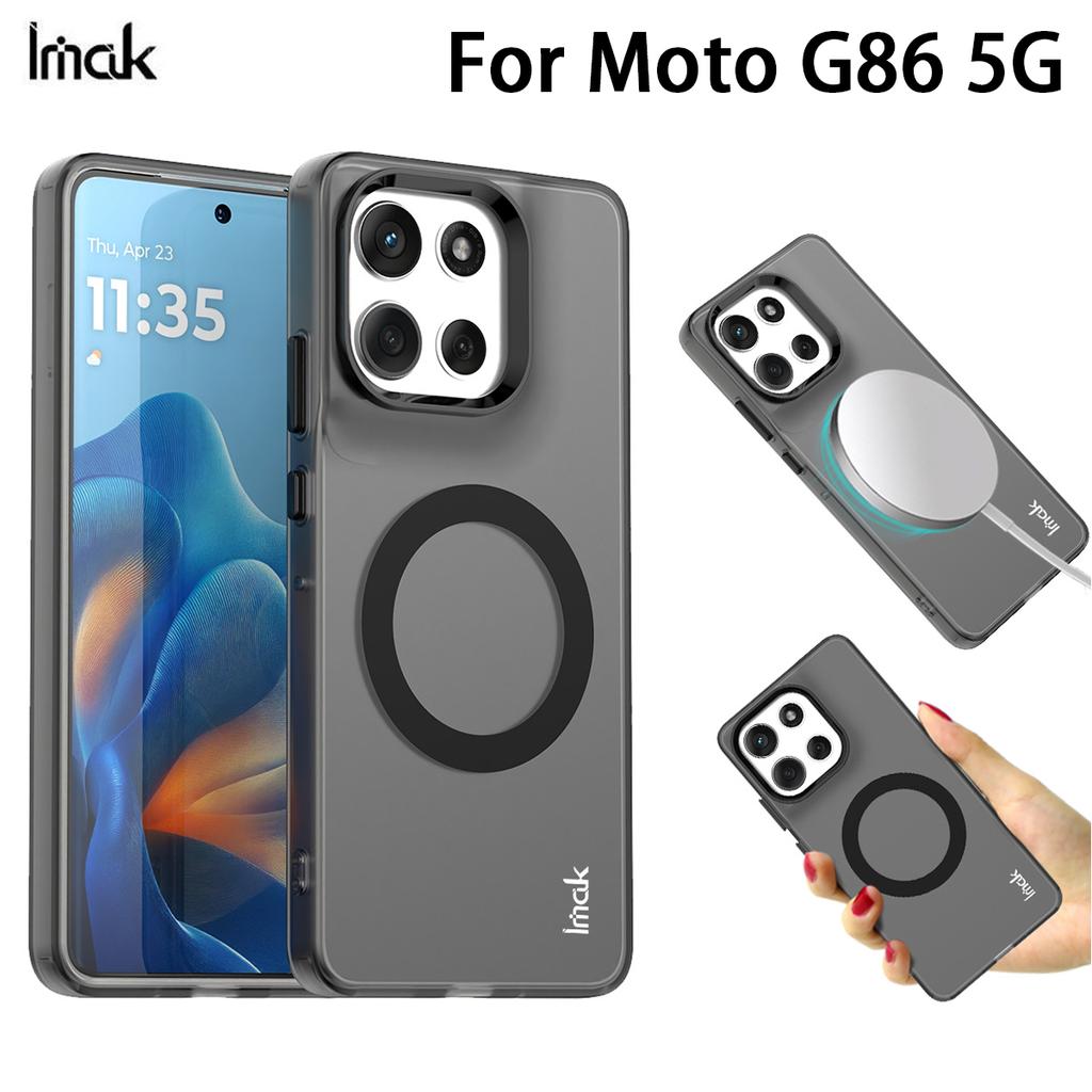 For Moto G86 5G Phone Case IMAK Chocolate Magnetic Case