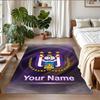 Crystal Velvet Rug Custom Name Text, Soft Non Slip Floor Mat Home DecorAnderlecht FC