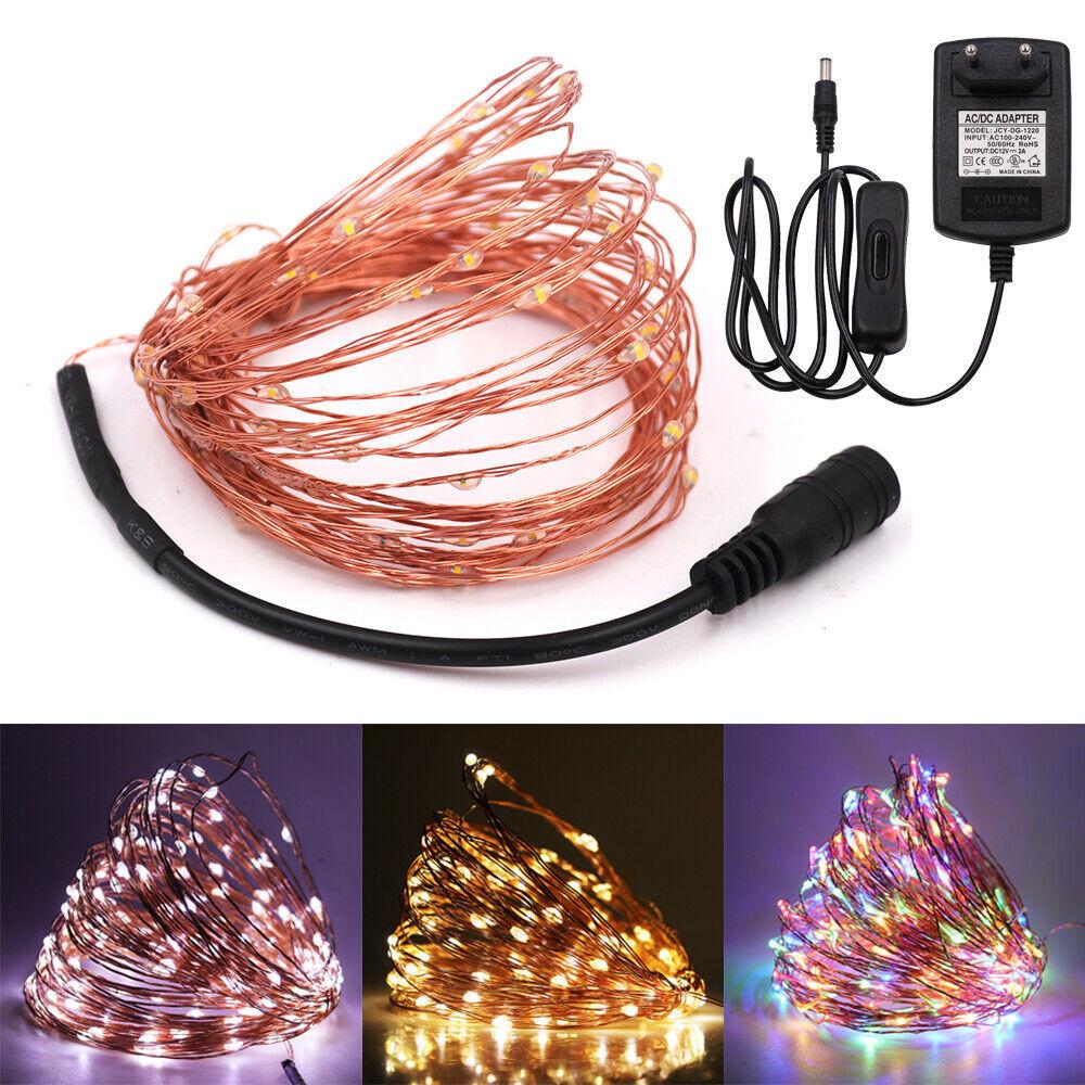 Multi-length Led Copper String Lights 10m To 200m Perfect For Outdoor Festivities