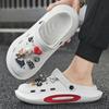 Fashion Man Sandals Beach Summer 2024 Shoes For Men Hole 39 V Number 41 Non-slip Cheap Clearance Korean Style Wholesale Casual Big Size