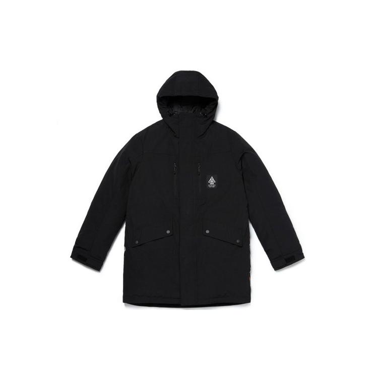 Мужские пуховики Vans Черный С капюшоном Умеренный Другое VN0A54HRBLK M