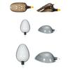 Fishing Bait Throwing Spoons Nesting Device Retractable Can Fish Bait Casting Scoop Long Throw Fixed Point Fishing Gear