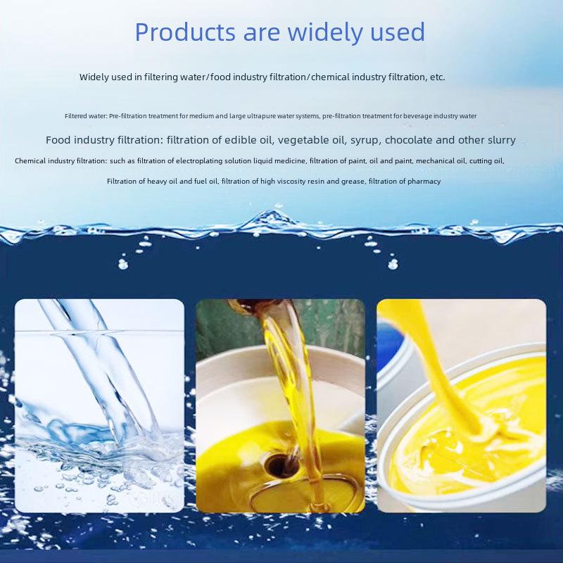 Filtr bawełniany nawijany na drut 5 mikronów, 10/20 cali do oczyszczacza wody