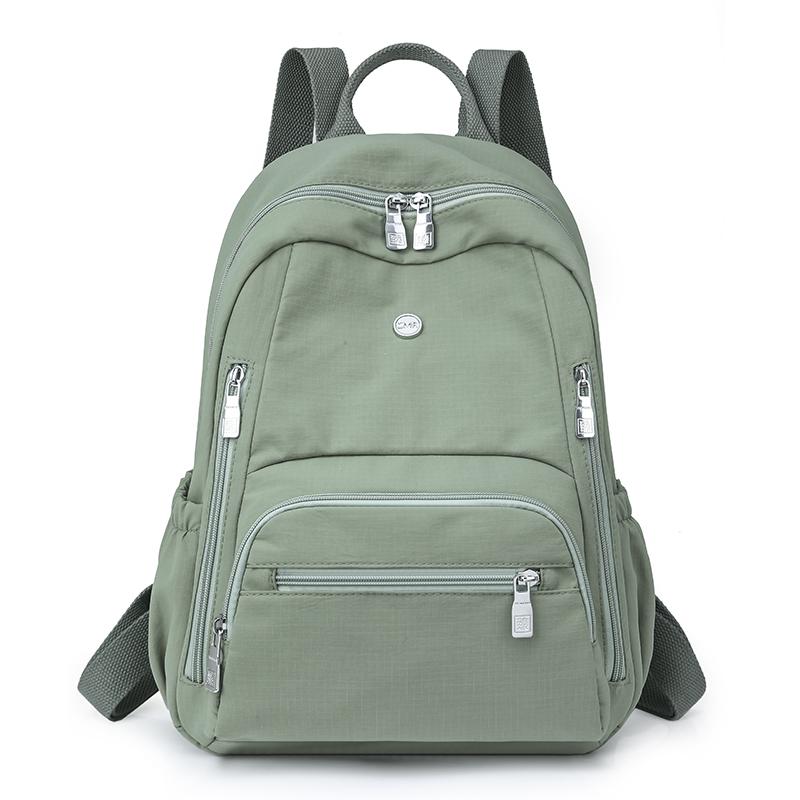 Women's Solid Color Backpack Travel Backpack Student Schoolbag