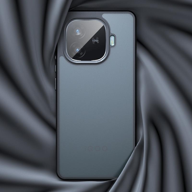 For Vivo IQOO Z9 Turbo Case Vivo IQOO Z9 Turbo Cover Luxury Matte PC + TPU Shockproof Silicon Phone Back Case Vivo IQOO Z9 Turbo