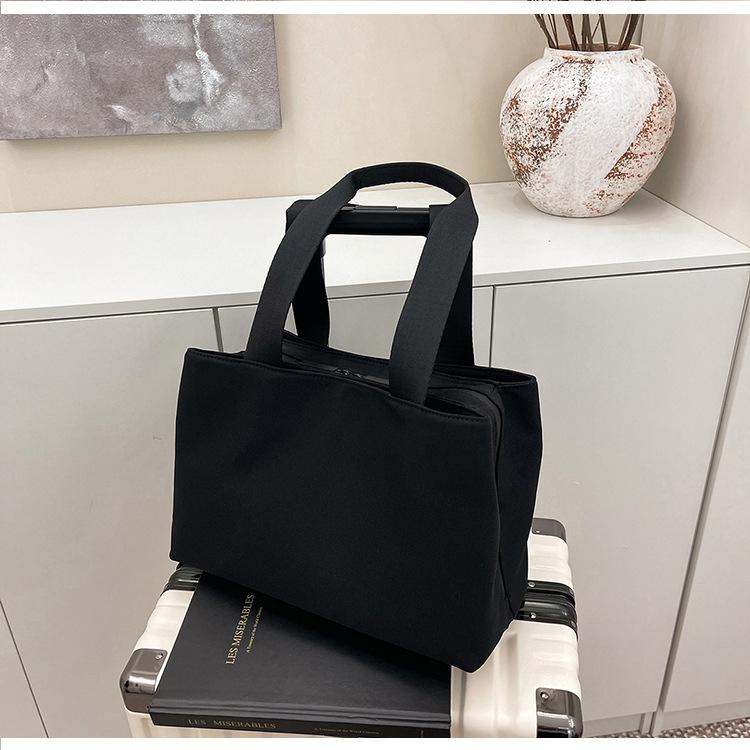 

Водонепроницаемая сумка из ткани Оксфорд, простая сумка для поездок на работу, портативная сумка для покупок большой вместимости, сумка-тоут через плечо.