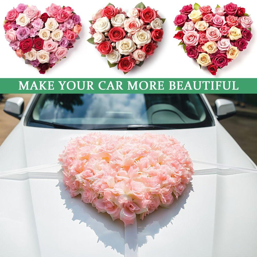 Green Color Floral Foam Blocks Heart Shaped Florist Sponge Flower Mud Vehicle Decoration