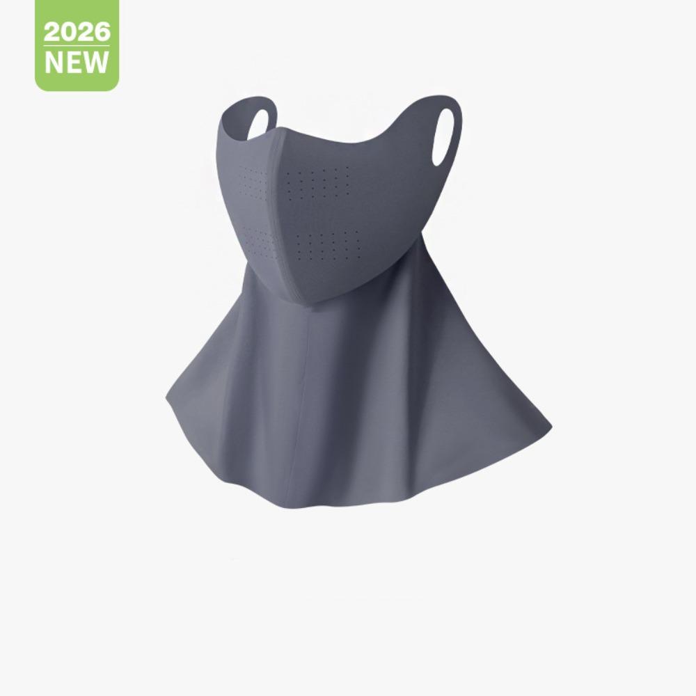 Neck Anti UV Sunscreen Mask Summer Face Cover Elastic Ice Silk Mask Hiking