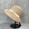 Sister Teng, With Spring And Summer Thin Raffia Hepburn Style Straw Hat Female Sunshade Sunscreen Washbasin Hat Travel Vacation Hat