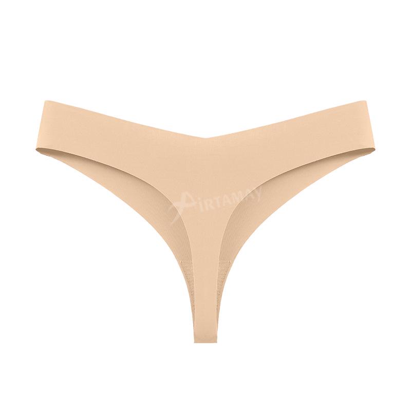 Cross-Border European & American Seamless Yoga Thong: Breathable, Sexy, Plus Size Women's Sports Panties