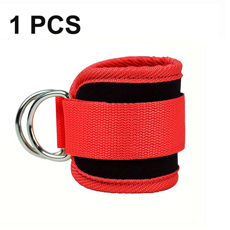 

Double D-Ring Ankle Cuffs With Straps – Heavy Duty Gym Cuffs For Glutes, Legs & Abs Workouts, Strength Training