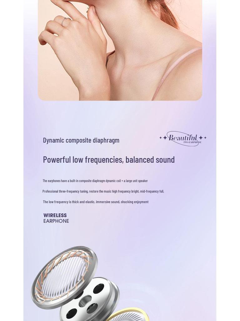 M21 True Wireless Bluetooth Earphones: In-ear Noise Reduction, Compact, Portable, Ideal for Sports and Music.
