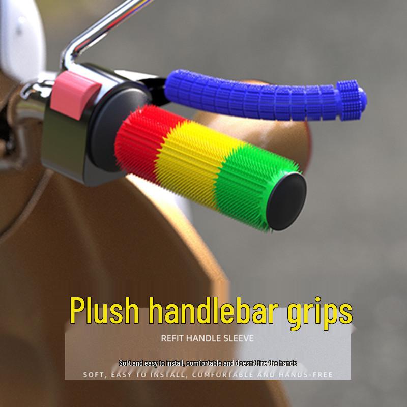 Universal Anti-Slip Soft Rubber Handlebar Sleeve for Motorcycles and Scooters