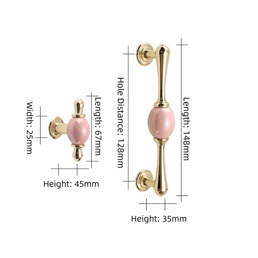 Colorful Cabinet Handles Modern Door Handles Fashion Furniture Pulls  Dressing Table