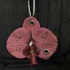 Sweet Exquisite Phalaenopsis Orchid Keychain Creative Simulation Flower Pendant Fashion Backpack Hangings Decor Accessories Gift