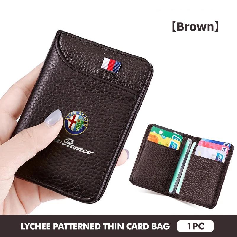 Adesivi per Auto Per Alfa Romeo Portafoglio in Pelle per Auto Clip per Carte Borsa Portaoggetti Copertura Protettiva Multifunzionale Per Alfa Romeo 159 G