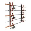 Fishing Rod Holder 2 Piece Horizontal Fishing Rod Rack for Boat Garage Kayak Ceiling Wall Mounted Men Boys Fisherman