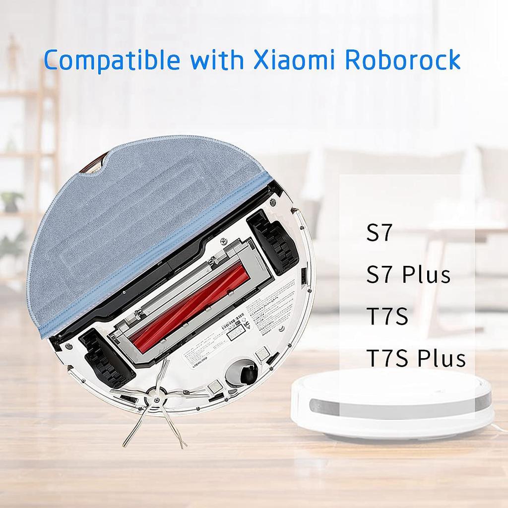 Good-5 Pcs Mop Pads For Xiaomi Roborock S 7 S7 Max T7S T7S Plus Robot Vacuum Replacement Accessories