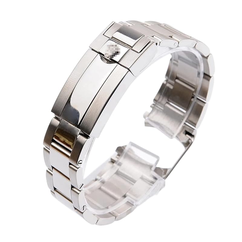 

[KPONE] watch parts rolex Compatible with Rolex daytona, rolex Submariner, solid stainless steel, including rivets, watch strap (A, 20MM)