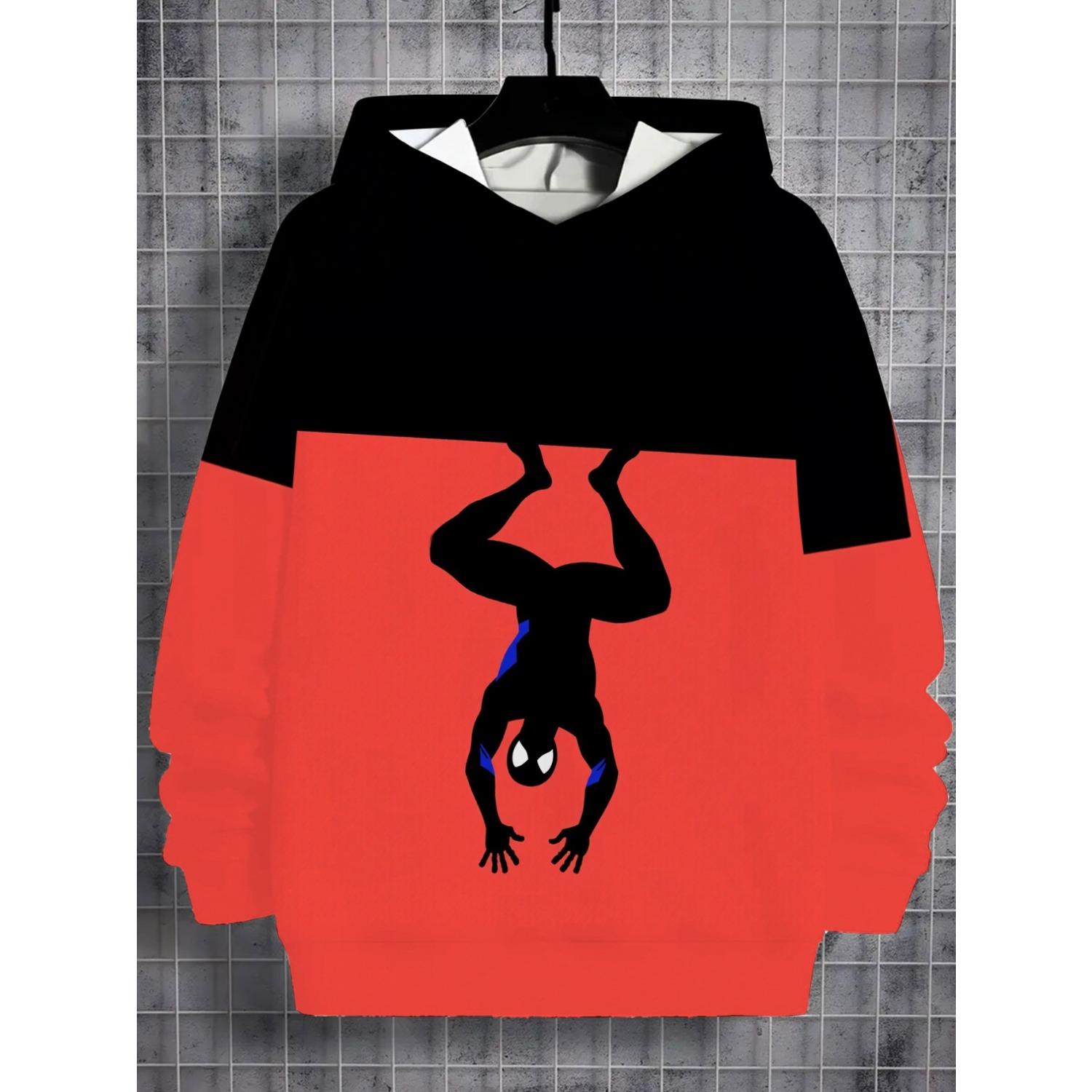 

Дитячий одяг, креативна толстовка з капюшоном з 3D-принтом для хлопчиків, повсякденний спортивний худі з довгим рукавом для хлопчиків 13-14Y