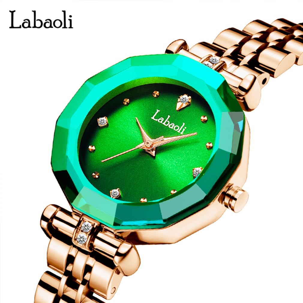 Stylish and cute crystal wristwatch for stainless luxury watch for a lovely gift for gold and women, waterproof, brand-name, business-oriented, steel,