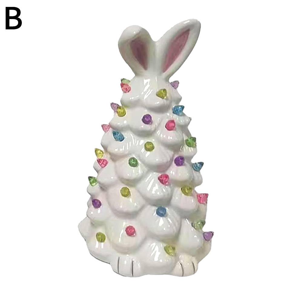 

Rabbit Resin Plastic Craft Decoration, Easter Bunny Garden Decoration Interior Decoration Easter Outdoor Table Top Decor