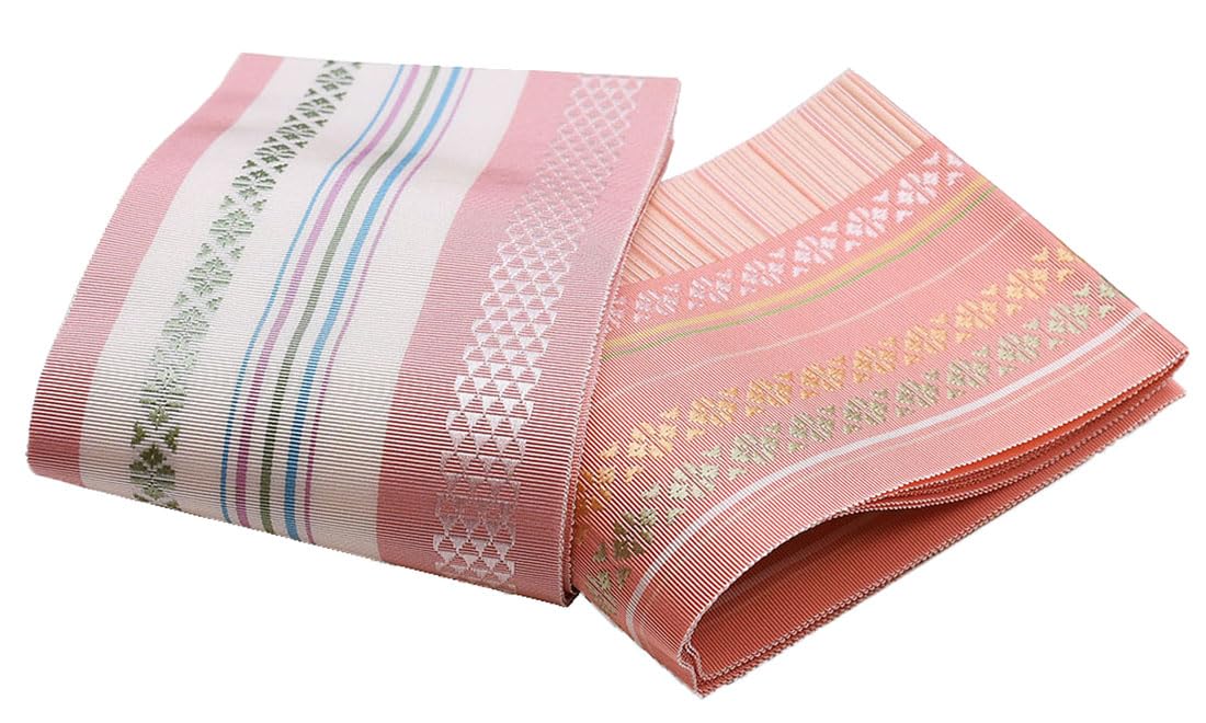 

Kimono Colors and patterns are up to Silk Hakata Ori Date Silk Japanese Accessories in Date Clothes [Wagokoro Shop] you [Pure Clothes] (6. Pink) 100%