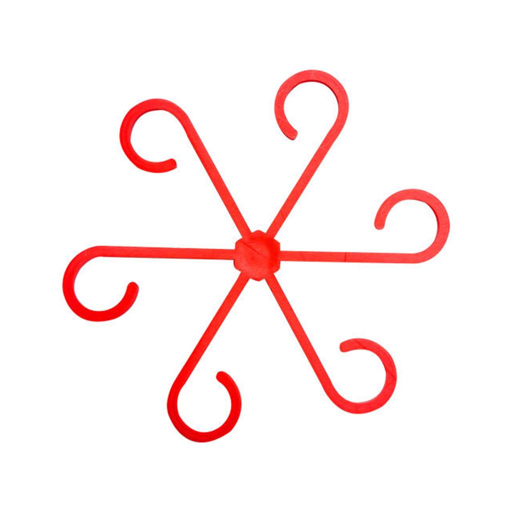 4Pcs Plants Stem Support Black/Red/Green Plastic Trellis Easy Installation Vine Plants Trellis for Indoor and Outdoor Plants