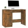 Writing Desk Smoked Oak 100x50x75 cm Particleboard