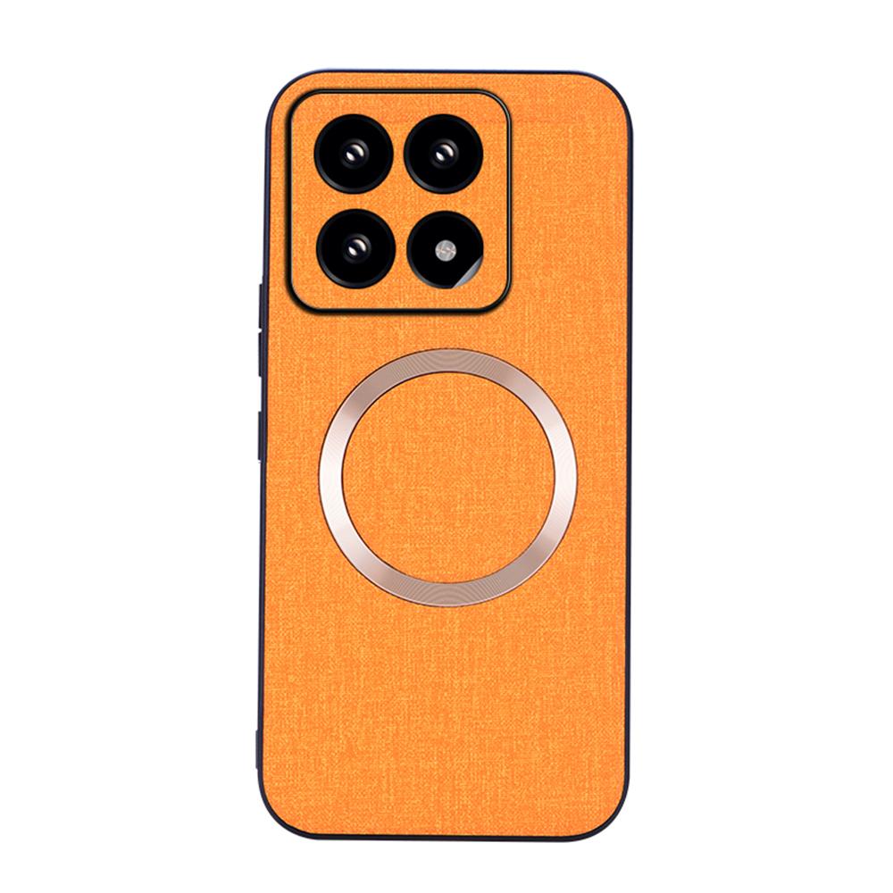 Magnetické pouzdro pro Xiaomi 14 Pro 14Pro Shockproof pro Magsafe Wireless Charging Shell pro Xiaomi 14 Ultra PU kožený matný kryt