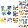 Pokemon Transforming Egg Figures Pikachu Charizard Bulbasaur Collectible Toys