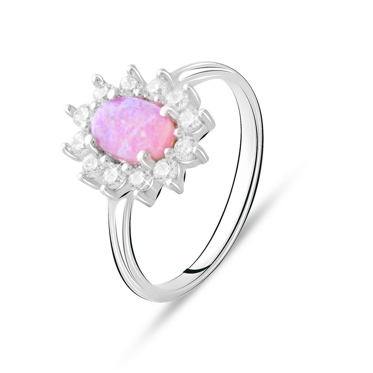 Bague en argent avec opale 0,308 ct (2075516)
