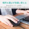Elecom Wired Mouse, Medium Size, 5 Buttons (Includes Back and Forward Buttons), Quiet, Blue LED, Easy-to-Grip "Snug Fit" Design, Black, M-BL28UBSXBK