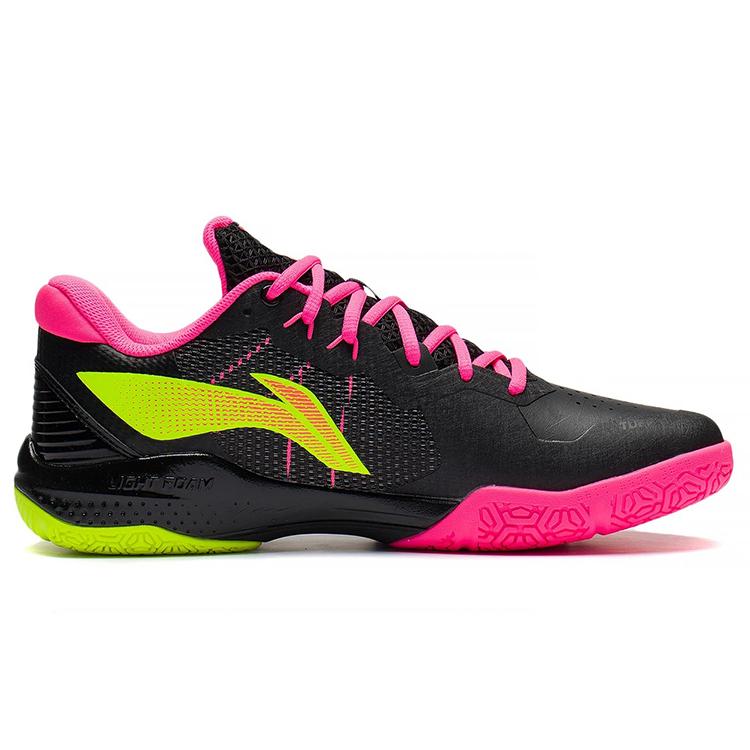 New LINING Thunder Badminton Shoes Unisex Low top Black AYAS018-4