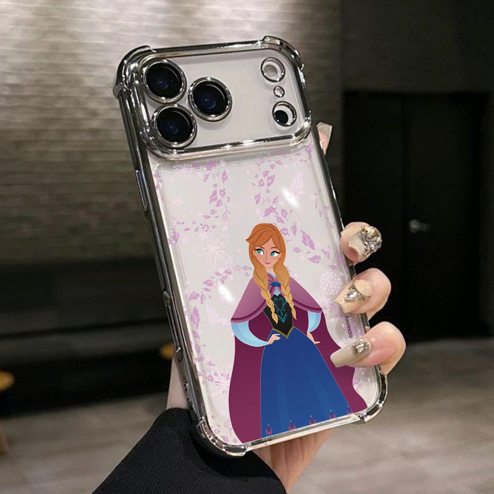 Frozen Queen Elsa Phone Case for Google Pixe 10 9 9A 8 8A 7 7A Pro XL 5G Anti-drop Transparent Soft Cover