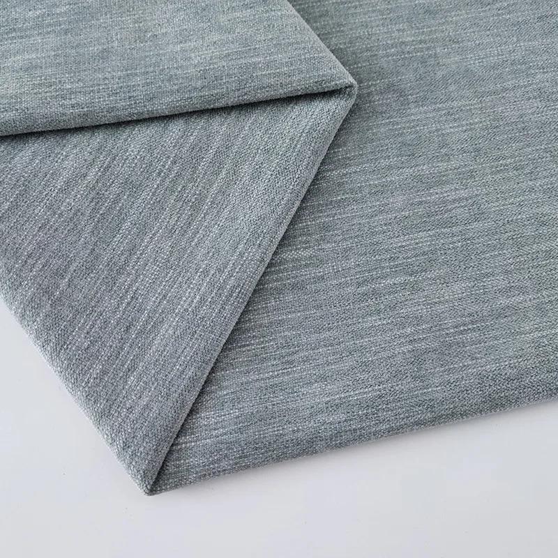 

100x145cm Polyester Plain Chenille Fabric for Upholstery Sofas Furniture Protector Clothes Diy Sewing Encrypted Cloth Blue 100x145cm
