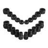Black (9-19mm)  Broken Bolt Removal Kit 10pcs Damaged Nut Bolt Remover Stud Extractor Set Metric New