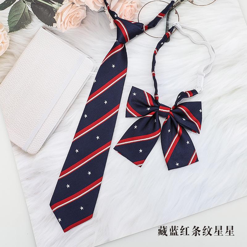 Jk Small Tie Necktie Girl Student Summer Bow Tie Japanese Dk College Style Graduation Free Shirt Couple Decoration