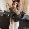 Portable Platinum Bag Women's New Trendy Korean Niche Armpit Bag High-end Sense Large-capacity Commuter Bag Women