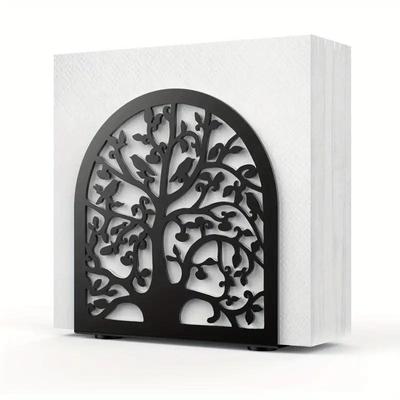 Shein Metall Vogel Baum Serviettenhalter für Schreibtisch und Tisch.