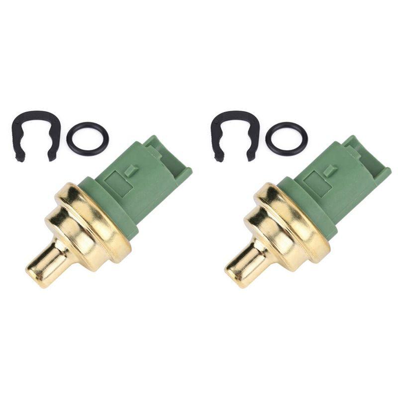 2X 9632562480 Cooling Water Temperature Sensor Switch For Citroen Berlingo C1 C2 C3 C4 107 206 207 208 307