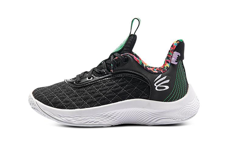SESAME STREET x Under Armour Curry 9 Curry Низкие Баскетбольные Кроссовки Черные Детские Возраст 3-7 Лет 3024250-002 28