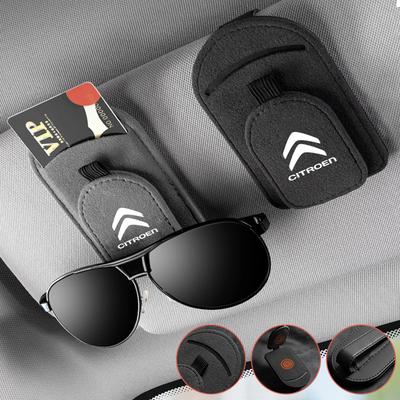 Car Sun Visor Glasses Box Holder Clip Sunglasses Clip Card Ticket Portable Holder For C1 C2 C3 C4 C5 C6 C8 C4L DS3 DS4
