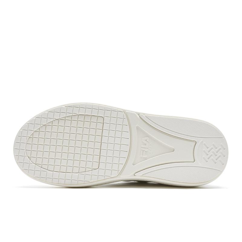 New FILA BASELINE Abrasion Resistant Low Top Skateboard Shoes Women's White F12W442101FSW