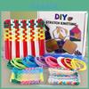 Wooden Puzzle Toy With Elastic Rope For Childrens Creative Play And Brain Development