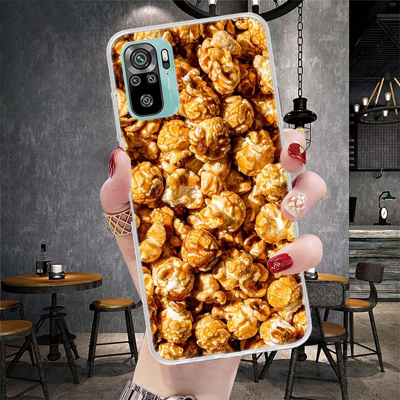 Food Fries Beer Cheese Sushi Cookie Soft Phone Case For Xiaomi Redmi Note 15 14 14S 13 12 Pro Plus 12S 11 11S 11E 10 10S 11T 5G