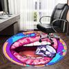 Diamond Mouth Art,Colorful Lip Design Chair mat Round Rug Office carpet, Non slip, Suitable for Living Rooms, Bedrooms,Decor1205844a