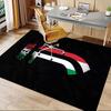 Vintage Juventus Football Logo Carpet For Playroom Bedroom Living Room Sofa Home Decor Kids Game Area Rug Nonslip Floor Mat