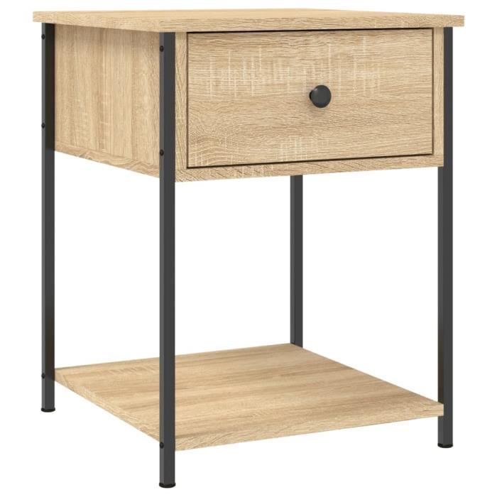 VidaXL Bedside Tables 2 Pcs Sonoma Oak 44x45x58 Cm Engineered Wood 825846