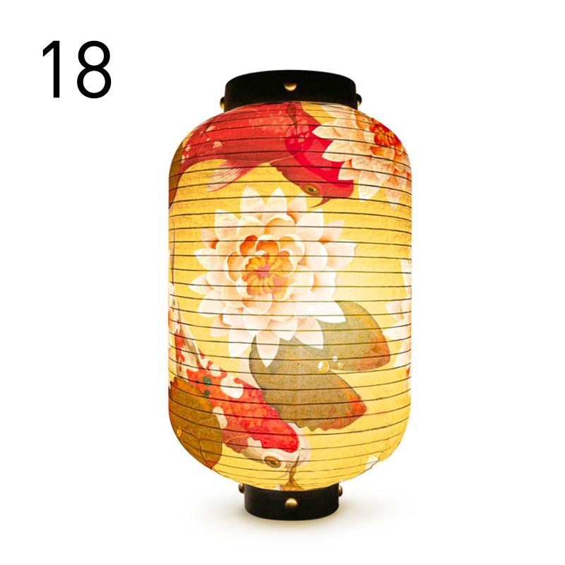 Japanese Lucky Koi Fish Lantern Waterproof Cloth Mid-Autumn Festival Decor Lanterns Cuisine Sushi Izakaya Advertising Sign